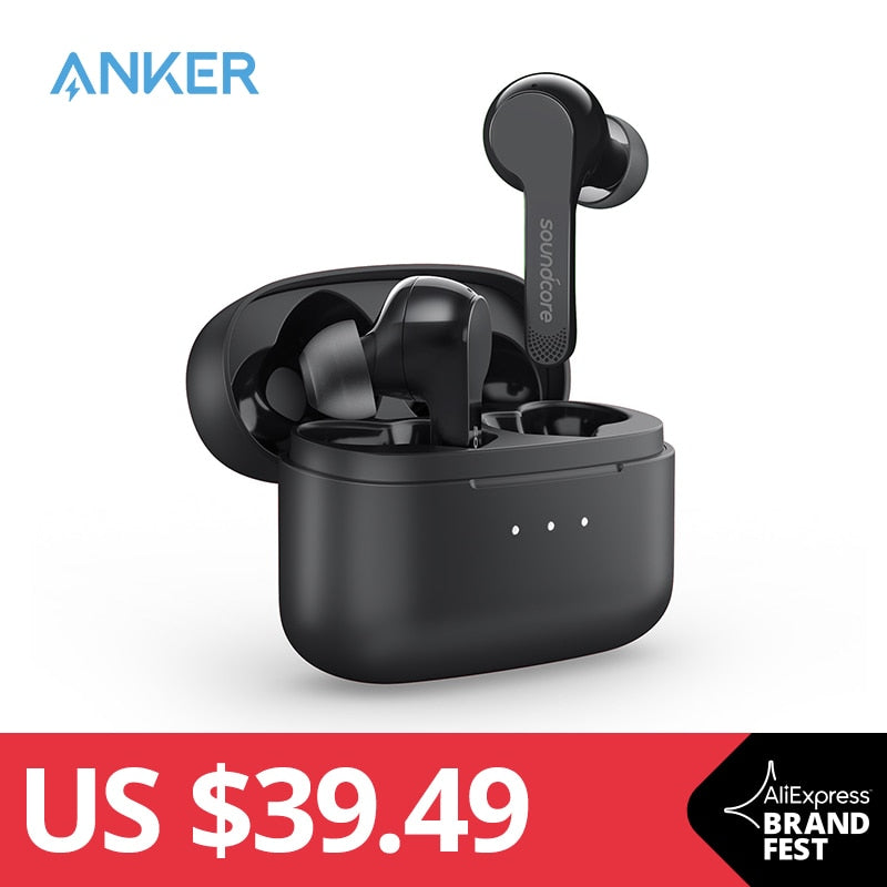 Auriculares inalámbricos Anker Soundcore Liberty Air TWS True con Bluetooth 5, control táctil y micrófono con cancelación de ruido