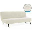 Funda impermeable para sofá cama jacquard color sólido spandex sala de estar funda de cojín de sofá todo incluido sin reposabrazos