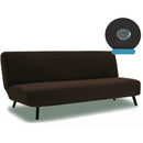 Funda impermeable para sofá cama jacquard color sólido spandex sala de estar funda de cojín de sofá todo incluido sin reposabrazos