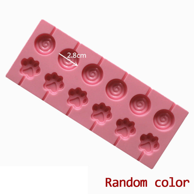 Silicone Lollipop Molds Chocolate And Candy Molds Cake Mold DIY Variety Shapes Cake Pastry Decorating Form Silicone Bakeware