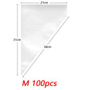 Bolsa de repostería desechable de 100 Uds., bolsas de confitería de tamaño S/M/L para decoración de pasteles, Fondant, utensilios para manga pastelera para hornear en la cocina