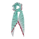 Anime Demon Slayer Cosplay Hair Ring Ribbon Nezuko Zenitsu Tanjirou Fashion Scrunchies Hair Accessories Girl Costume Props