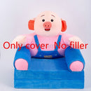 Nur Bezug KEINE Füllung Cartoon Crown Seat Puff Skin Cover für Kleinkind Kinder Sofa Folding Baby Kids Beste Geschenke