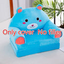 Nur Bezug KEINE Füllung Cartoon Crown Seat Puff Skin Cover für Kleinkind Kinder Sofa Folding Baby Kids Beste Geschenke