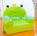 3 layers  Only Cover NO Filling Baby Kids Sofa Fashion Cartoon Crown Seat Child Chair Toddler Children Cover for Sofa Folding