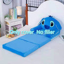 3 layers  Only Cover NO Filling Baby Kids Sofa Fashion Cartoon Crown Seat Child Chair Toddler Children Cover for Sofa Folding
