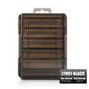 MEREDITH Angelbox 12 Fächer Angelzubehör Köderhakenboxen Aufbewahrung Doppelseitige hochfeste Angelbox