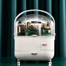 Caja de almacenamiento de cosméticos de gran capacidad a la moda, impermeable, a prueba de polvo, para baño, organizador de maquillaje de belleza, cajón de almacenamiento para el cuidado de la piel