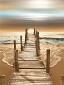 5D DIY diamante pintura paisaje atardecer mar Kit taladro completo bordado paisaje mosaico arte imagen de diamantes de imitación decoración del hogar regalo