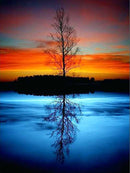 5D DIY diamante pintura paisaje atardecer mar Kit taladro completo bordado paisaje mosaico arte imagen de diamantes de imitación decoración del hogar regalo