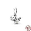 Gran oferta, 100% Plata de Ley 925 auténtica, abalorio de globo Ariel compatible con pulsera Pandora Original, fabricación de joyería DIY de moda para mujer