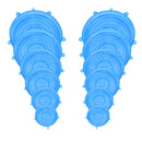 6/12Pcs Adaptable Silicone Lids Reusable Universal Food lids Cover Stretchable Washable Silicone Food Wrap Lid Kitchen Accessori