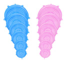 6/12Pcs Adaptable Silicone Lids Reusable Universal Food lids Cover Stretchable Washable Silicone Food Wrap Lid Kitchen Accessori