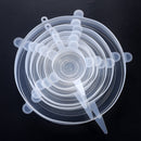 6/12Pcs Adaptable Silicone Lids Reusable Universal Food lids Cover Stretchable Washable Silicone Food Wrap Lid Kitchen Accessori