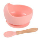 1Set Silicone Baby Feeding Bowl Tableware for Kids Waterproof Suction Bowl With Spoon Children's Dishes Kitchenware Baby Stuff