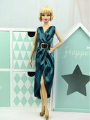 Vestido de Barbies elegante a la moda + 1 zapatos ropa Casual para ropa de Barbie de 11,8 pulgadas Accesorios zapatos, juguetes para niñas, regalo de cumpleaños