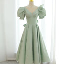 Freshness French Style Quinceanera Dresses Lace Collar Back Bow Pleat Evening Dress A-Line Birthday Party Homecoming Gowns