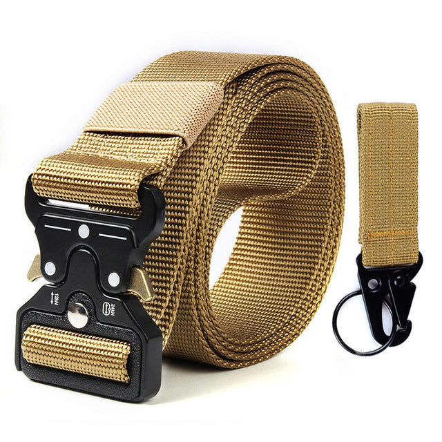 Cinturón táctico militar de marca para hombre especialmente diseñado para el cinturón ajustable con hebilla de metal militar envío gratis