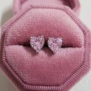 2021 nueva llegada moda lujo 925 plata esterlina rosa CZ gota Stud pendiente para mujeres regalo del Día de San Valentín Z5