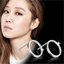 2021 nueva llegada moda lujo 925 plata esterlina rosa CZ gota Stud pendiente para mujeres regalo del Día de San Valentín Z5