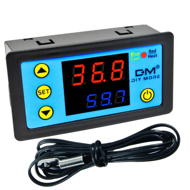 12 V 24 V 220 V AC Digital LED Temperaturregler W3230 W3231 Für Inkubator Kühlung Heizung Schalter Thermostat NTC Sensor
