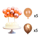 10 Stück 5-Zoll-Metallballon-Kuchenaufsatz Wolkenform Konfetti-Luftballons für Geburtstags-Babyparty-Hochzeitsfest-Dekor-Haushaltswaren