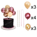 10 Stück 5-Zoll-Metallballon-Kuchenaufsatz Wolkenform Konfetti-Luftballons für Geburtstags-Babyparty-Hochzeitsfest-Dekor-Haushaltswaren