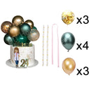 10 Stück 5-Zoll-Metallballon-Kuchenaufsatz Wolkenform Konfetti-Luftballons für Geburtstags-Babyparty-Hochzeitsfest-Dekor-Haushaltswaren