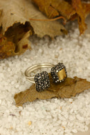 Dr Stone Natural Stone Women Hematite Ring Z121AR223
