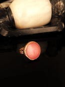 Dr Stone Natural Stone Women 'S Agate Stone Rose Gold Plated Ring KRB405