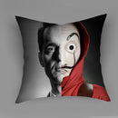 Money Heist Suspense Pillow Case Character Portrait Cushion Cover 45X45 Aquare Cushion Cover Sofa Soft Home Throw Pillowcase