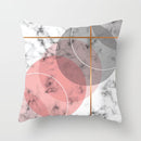 Brief Marble Geometric Cushion Cover Sofa Home Decor Living Room Pillow 45*45 Pillowcase Polyester Throw Home Decor Pillowcover