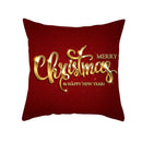 Pillowcase Christmas Cushion Cover Decorative Sofa Pillow Case Seat Car Throw Christmas Decoration Pillows Decor Home Decor