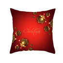 Pillowcase Christmas Cushion Cover Decorative Sofa Pillow Case Seat Car Throw Christmas Decoration Pillows Decor Home Decor