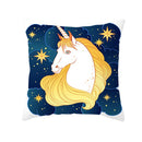 Home Cushion Cover Purple Unicorn Peach Cushion Cover 45x45cm Pillowcase Sofa Cushion Throw Decor Home Covers Pillows