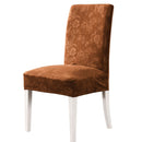 Crystal Velvet Chair Cover High-end Fabric Hotel Living Room Wedding Banquet Cushion Cover Universal Size Elastic Chair Cover