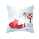 Cushion Cover Red Lovers Wedding Party Decorative Sofa Cover Case Seat Car Home Decor Throw Pillows 45x45cm Decor Home