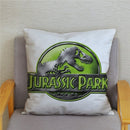 Kissenbezug Super Jurassic Park Dinosaurier Print Überwurf weicher Plüsch Kissenbezug 45 * 45 Kissenbezug Sofa Home Decor Kissenbezüge