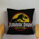 Kissenbezug Super Jurassic Park Dinosaurier Print Überwurf weicher Plüsch Kissenbezug 45 * 45 Kissenbezug Sofa Home Decor Kissenbezüge