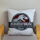 Kissenbezug Super Jurassic Park Dinosaurier Print Überwurf weicher Plüsch Kissenbezug 45 * 45 Kissenbezug Sofa Home Decor Kissenbezüge