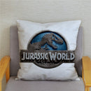 Kissenbezug Super Jurassic Park Dinosaurier Print Überwurf weicher Plüsch Kissenbezug 45 * 45 Kissenbezug Sofa Home Decor Kissenbezüge