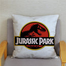 Kissenbezug Super Jurassic Park Dinosaurier Print Überwurf weicher Plüsch Kissenbezug 45 * 45 Kissenbezug Sofa Home Decor Kissenbezüge