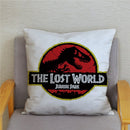 Kissenbezug Super Jurassic Park Dinosaurier Print Überwurf weicher Plüsch Kissenbezug 45 * 45 Kissenbezug Sofa Home Decor Kissenbezüge