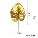 Artificial Tropical Palm Leaves Hawaiian Luau Party Summer Jungle Theme Party Decoration Wedding Birthday Home Table Decor