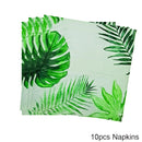 Artificial Tropical Palm Leaves Hawaiian Luau Party Summer Jungle Theme Party Decoration Wedding Birthday Home Table Decor
