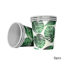 Artificial Tropical Palm Leaves Hawaiian Luau Party Summer Jungle Theme Party Decoration Wedding Birthday Home Table Decor