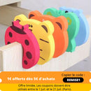 5Pcs/Lot Protection Baby Safety Cute Animal Security Door Stopper Baby Card Lock Newborn Care Child Finger Protector