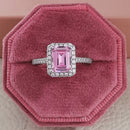 2021 neue Luxus Mode 925 Sterling Silber Rosa Engagement Ehering Ewigkeit Ring für Frauen Weihnachtsgeschenk Liebe Schmuck Z2