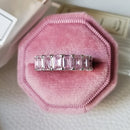 2021 neue Luxus Mode 925 Sterling Silber Rosa Engagement Ehering Ewigkeit Ring für Frauen Weihnachtsgeschenk Liebe Schmuck Z2
