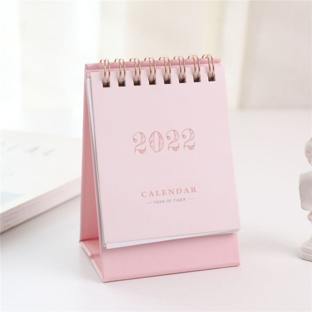 2021 2022 Simple Black White Grey Series Desktop Calendar Dual Daily Schedule Table Planner Yearly Agenda Organizer Office